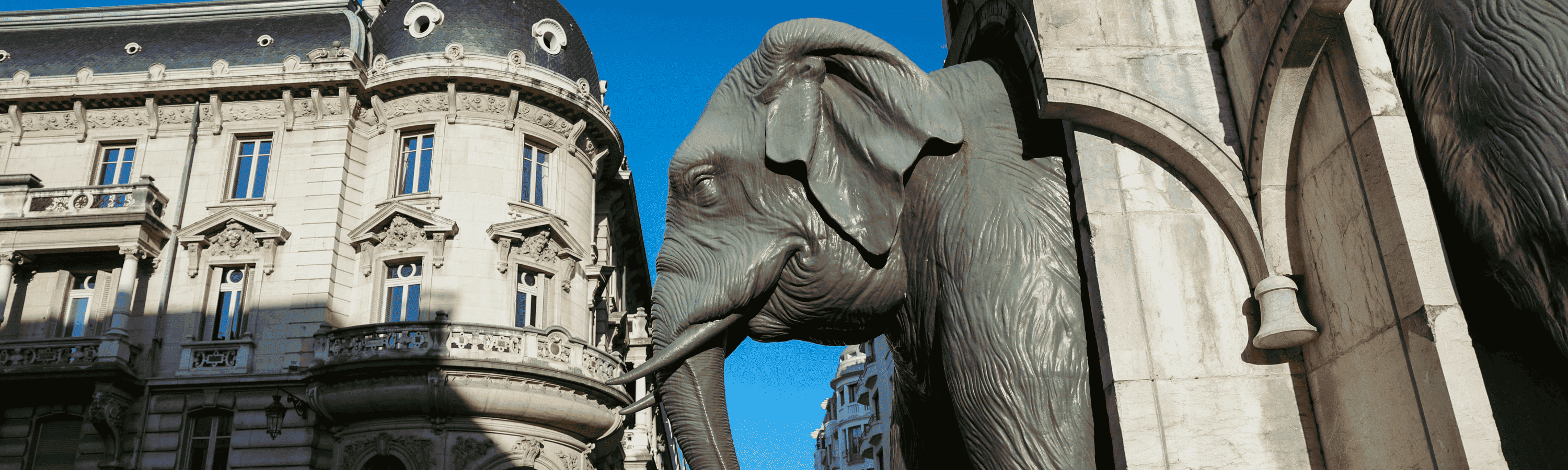 La fontaine des éléphants à Chambéry
